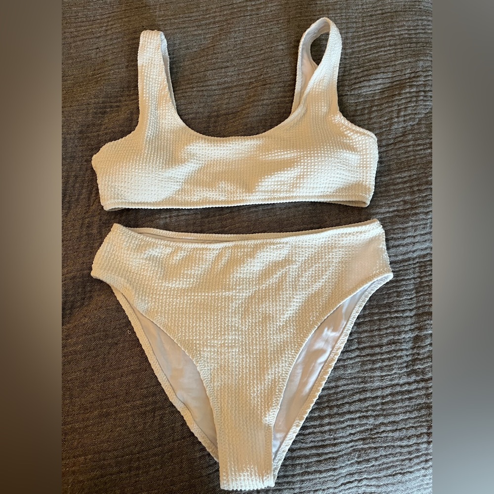 White bikini size L
